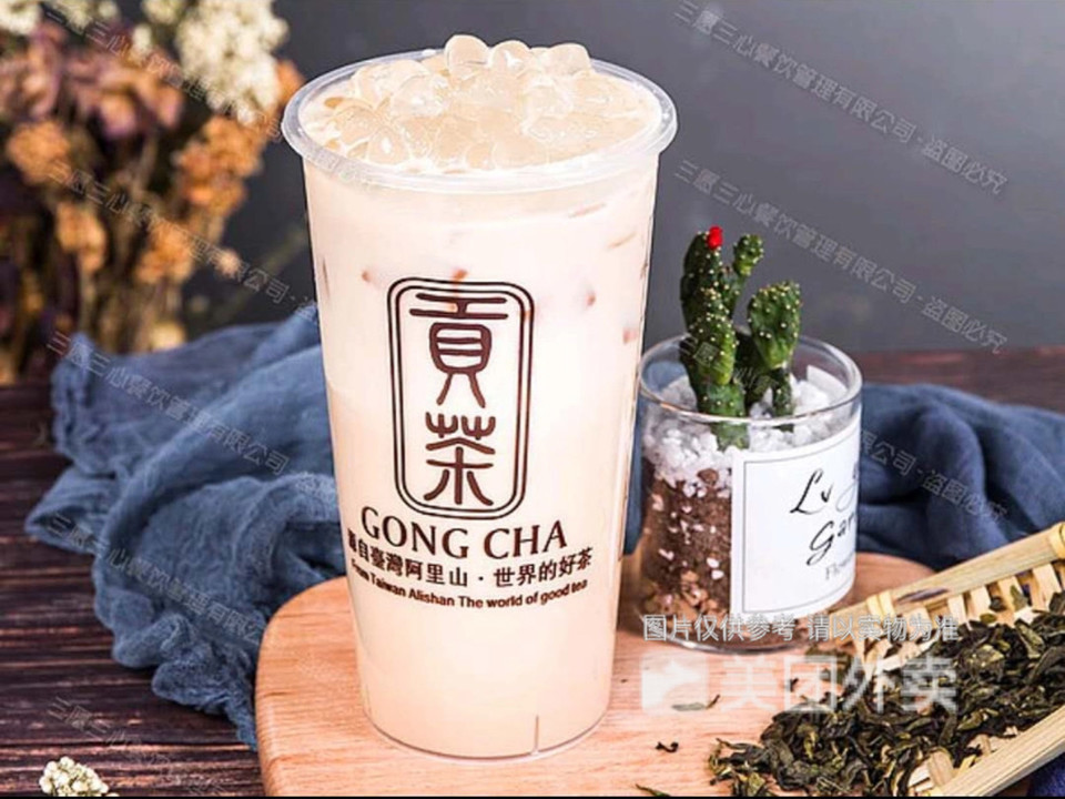 椰果奶茶图片