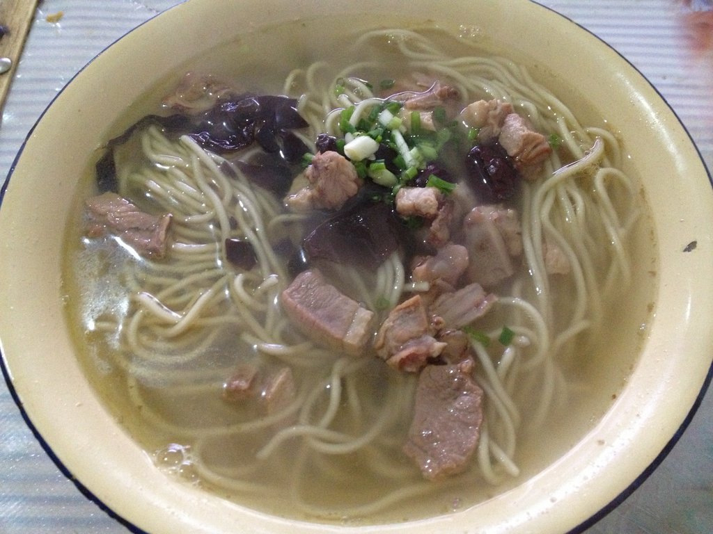                老程鸭汤面