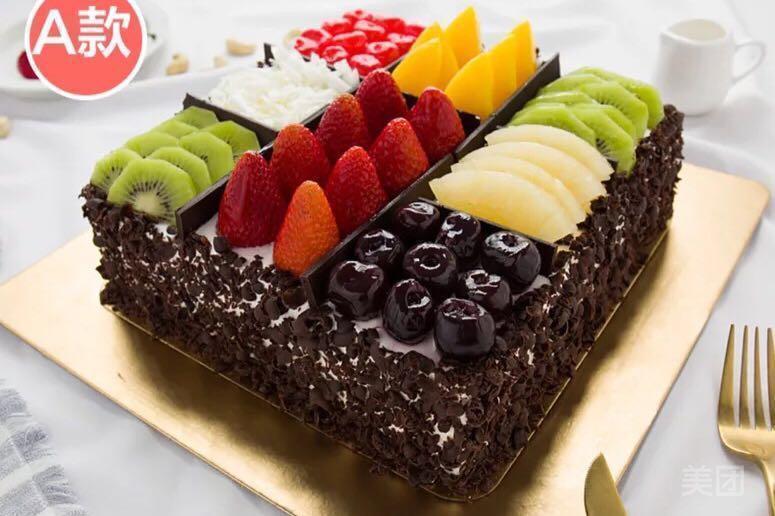水果黑森林生日蛋糕