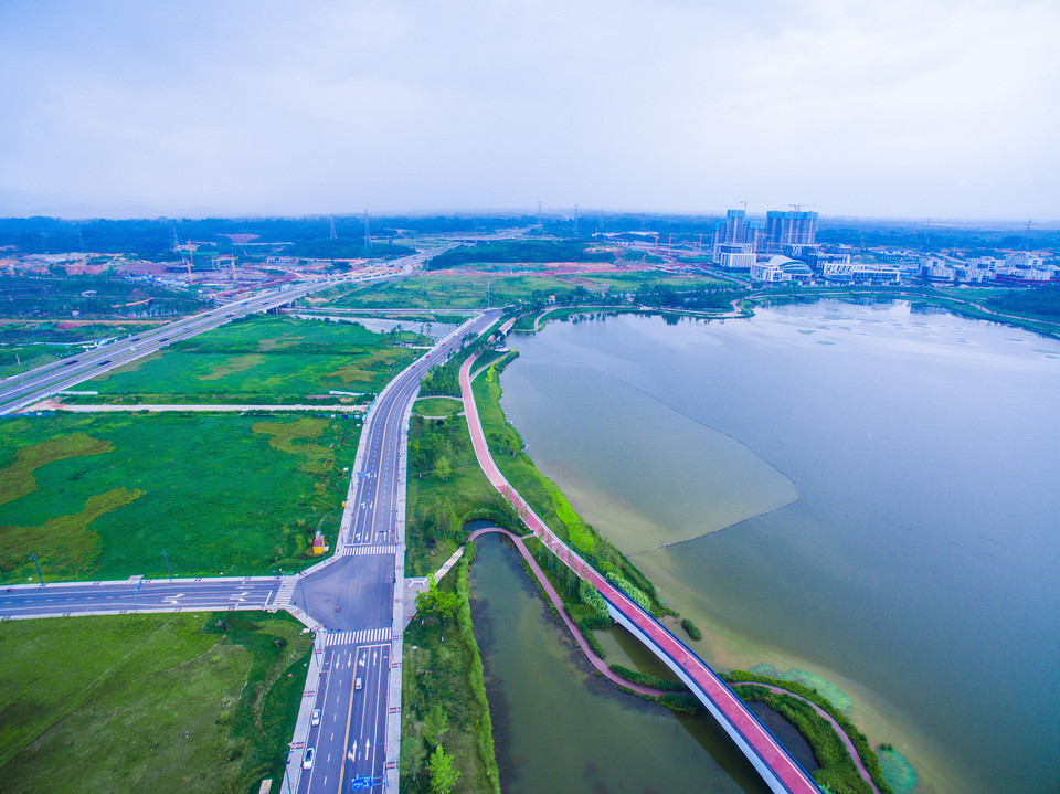 > 江安河湿地公园