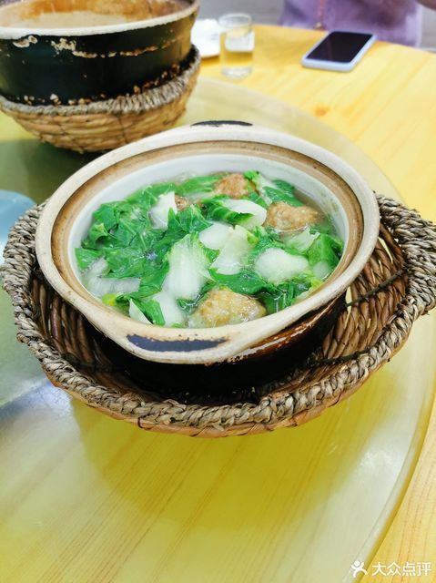 青菜肉圆