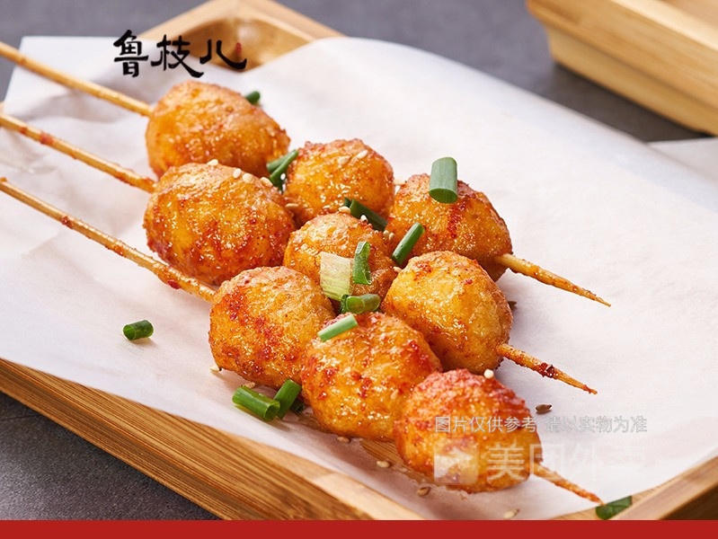 虎皮鹌鹑蛋串图片