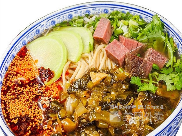 酸菜牛肉面图片