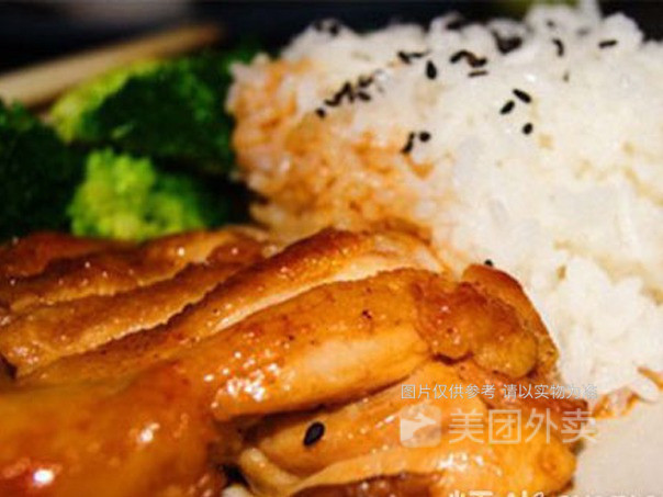 奥尔良鸡排饭