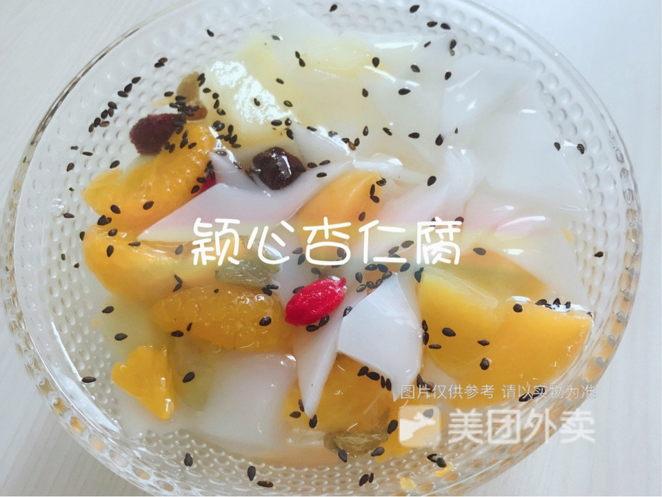 芒果杏仁腐推荐菜:颖心杏仁腐位于温州市鹿城区温州广场路150号102室