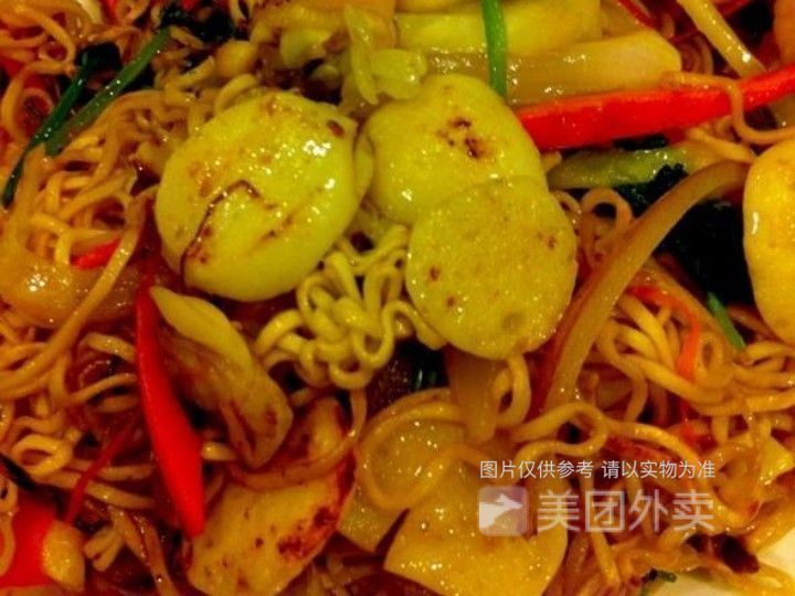 鱼丸炒面