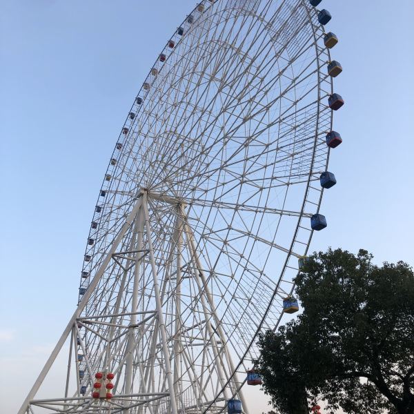 julia-xiao:周末来南昌玩,坐上南昌之星摩天轮,从高处看看南昌这座