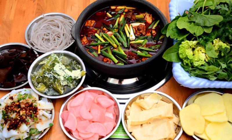           好心情大方豆干火锅