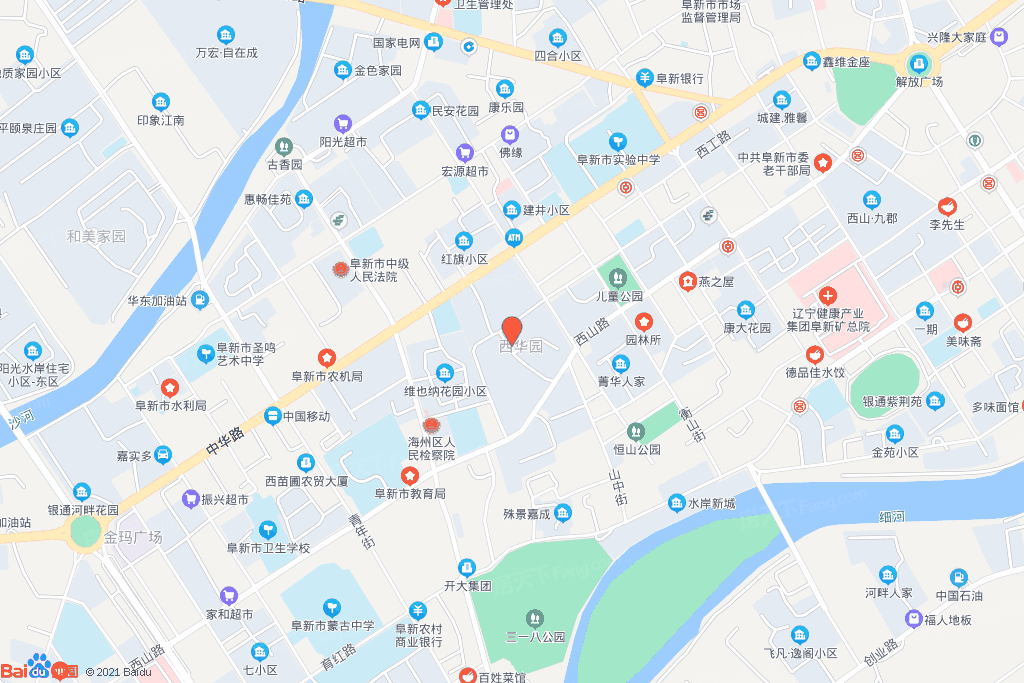 【阜新市小区分布图】地址,电话,路线,周边设施_360地图