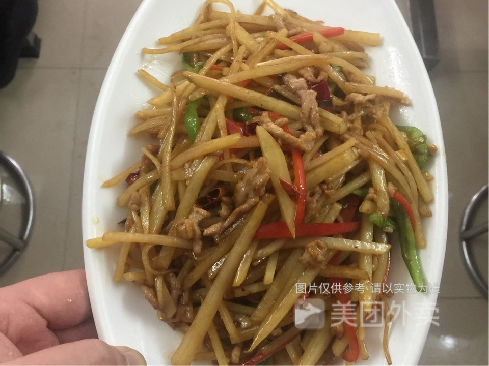 土豆丝肉丝图片