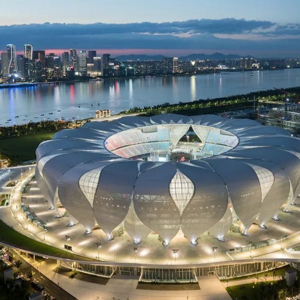 评论(怎么样,怎样,好不好,口碑):眼中的美:杭州奥体中心主体育场位于