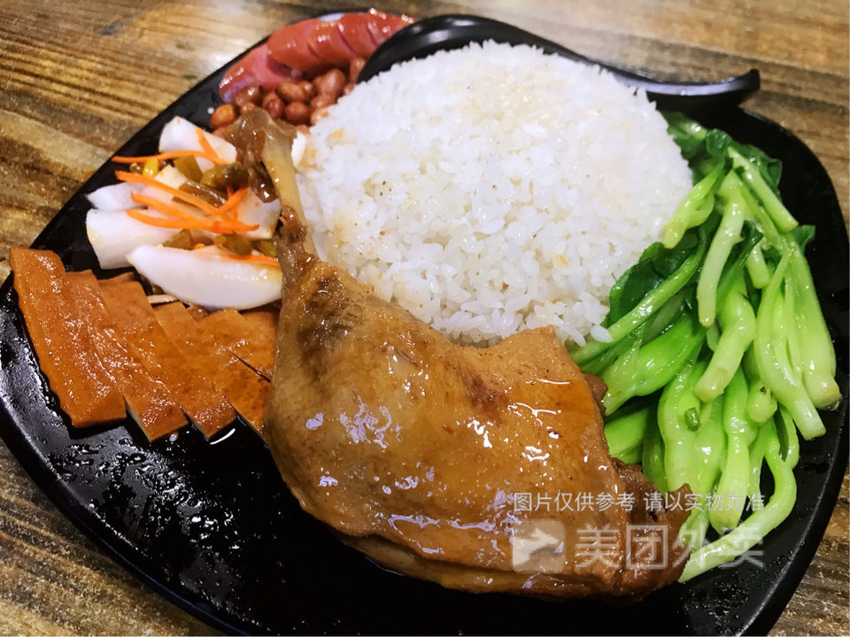 鸭腿炒饭图片