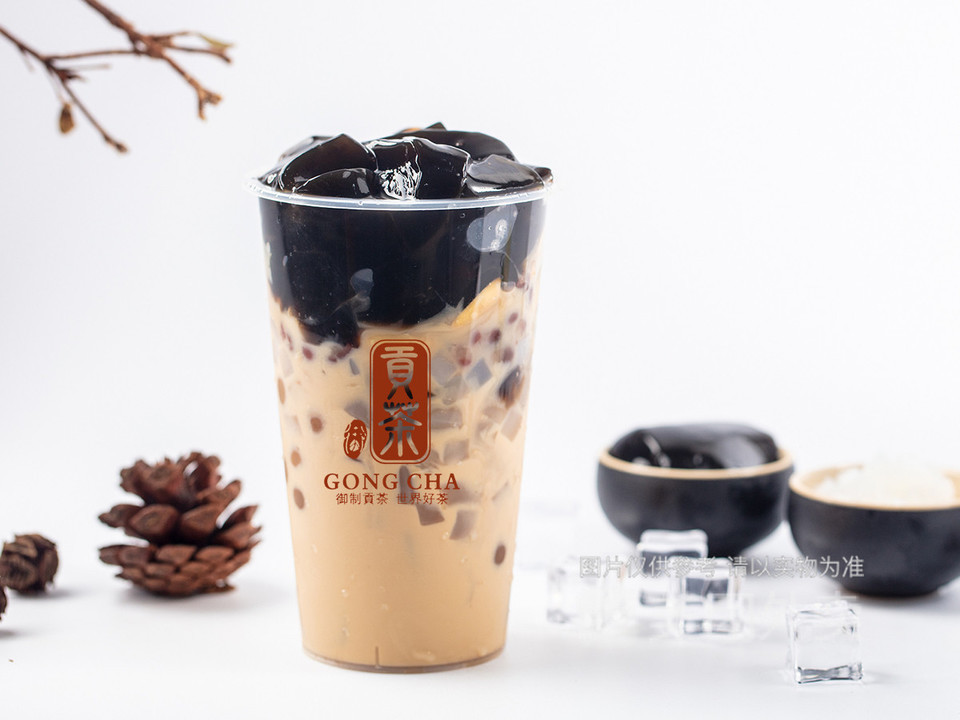 满杯烧仙草图片