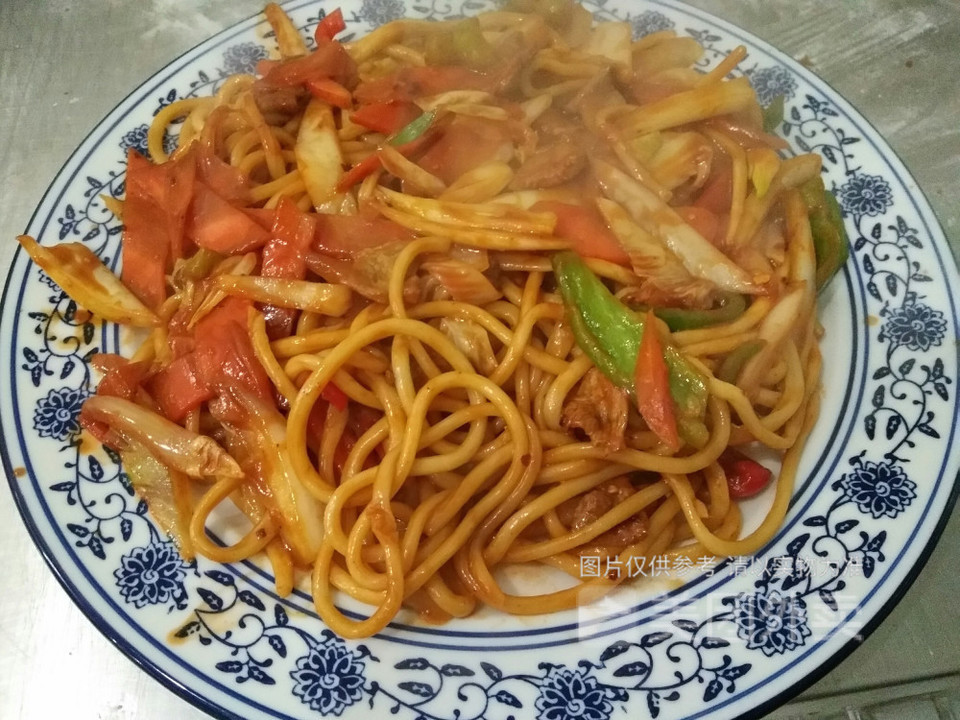 牛肉炒拉条图片