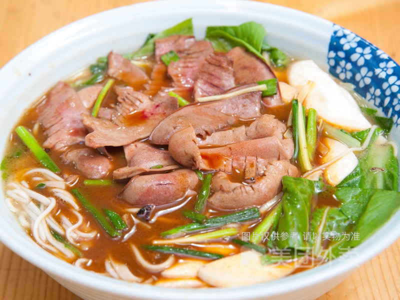 牛肉腰花面图片