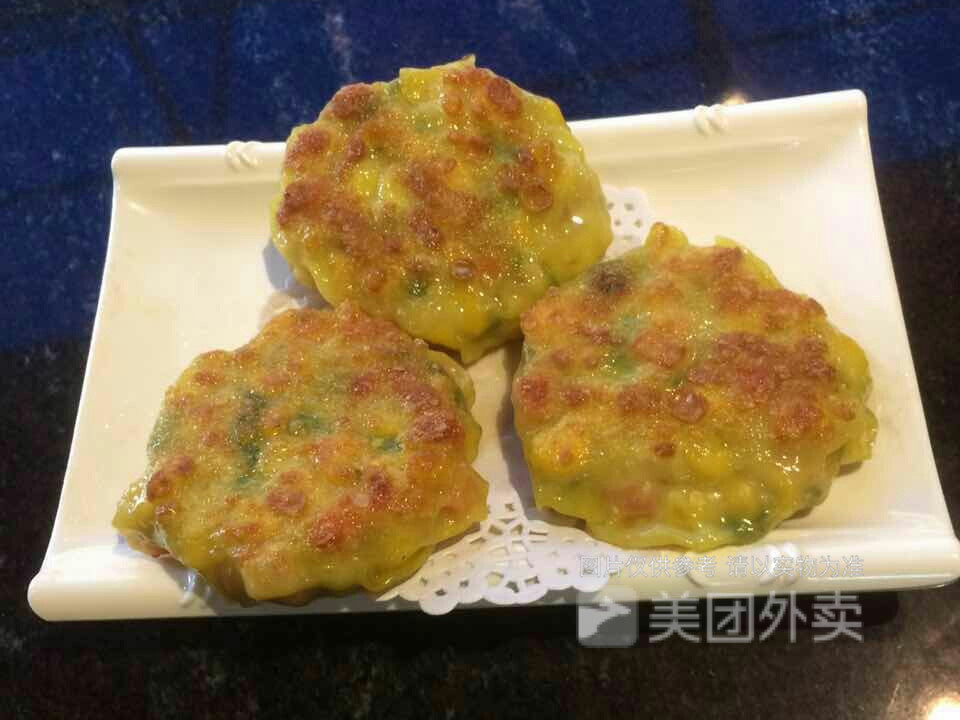 香煎栗米饼