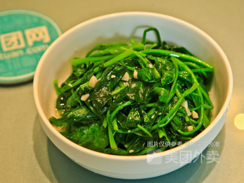 炒菠菜图片