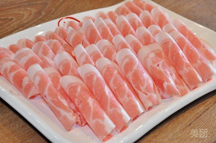 猪五花肉 自助青菜