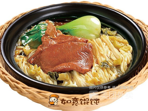 老坛酸菜大排米线图片