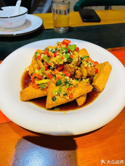 香汁煎豆腐图片