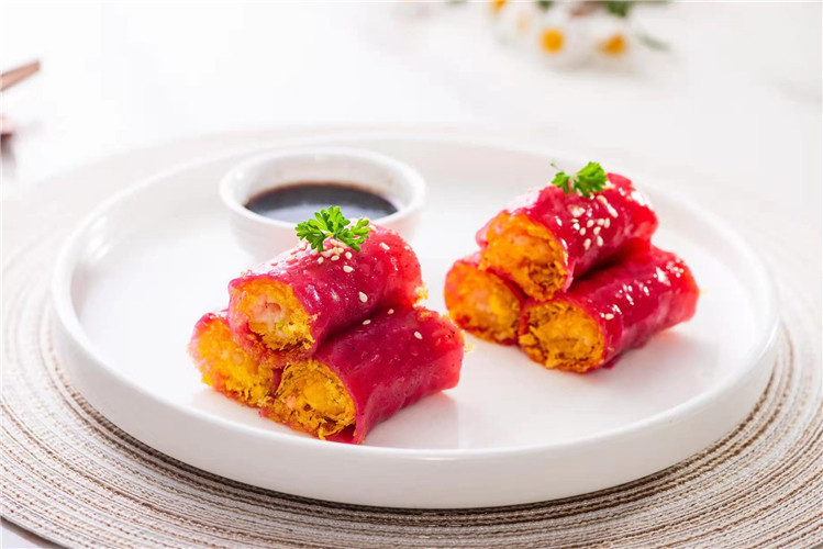 鲜虾脆皮红米肠图片