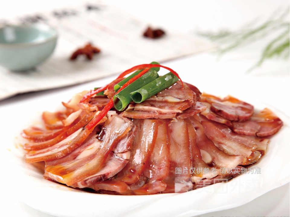 香卤猪头肉图片