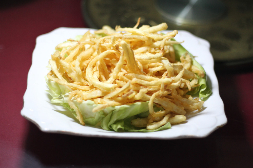 香炸崂山参图片