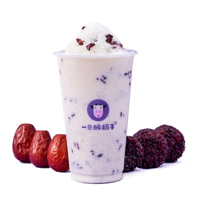 红枣味酸奶紫米露图片