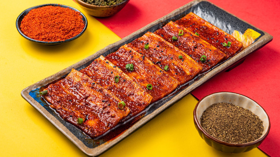 麻辣猪五花图片