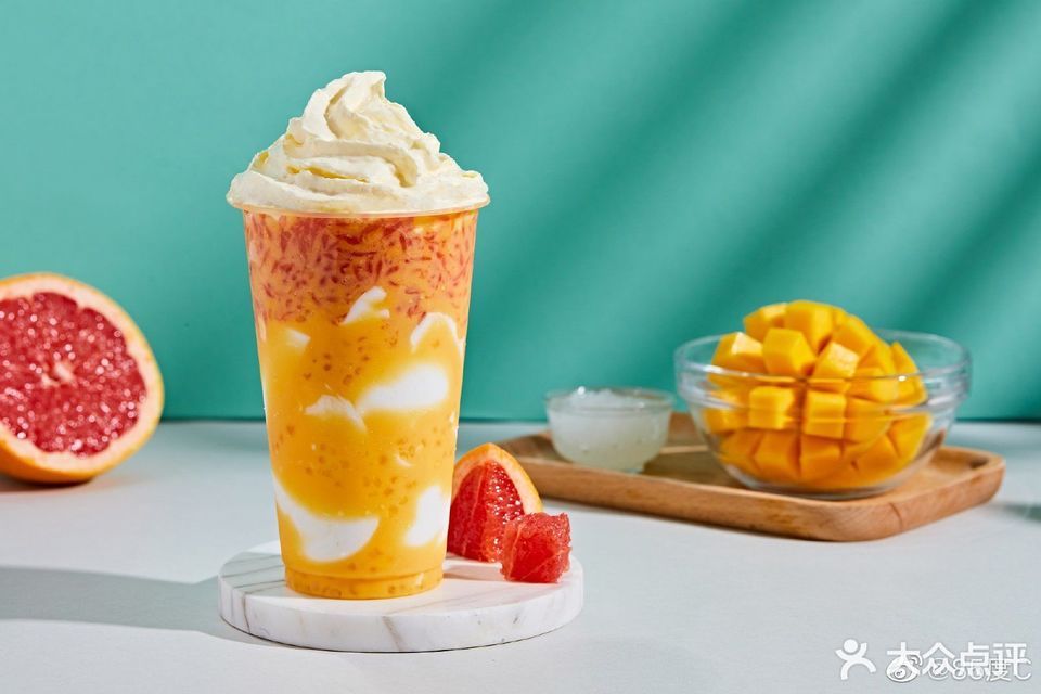 雪顶杨枝甘露图片