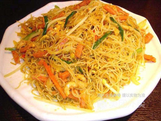 鸡蛋瘦肉炒米粉图片