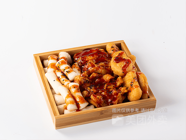 无骨炸鸡年糕图片