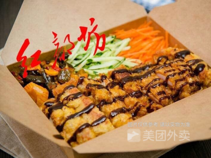 黑椒脆皮鸡饭图片