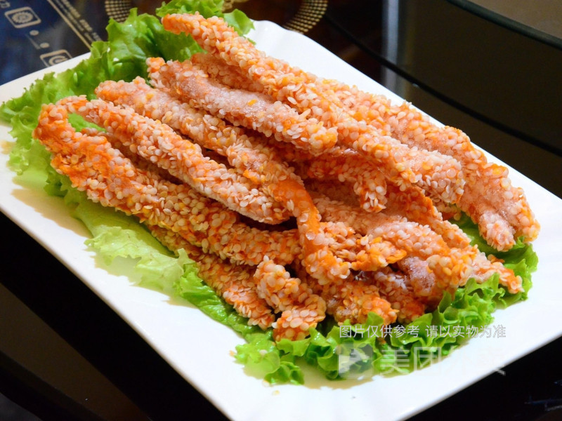 正新雪花鸡柳图片