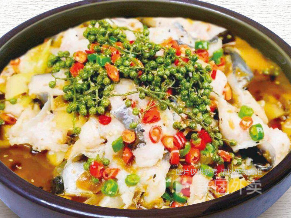 青藤椒酸菜鱼图片