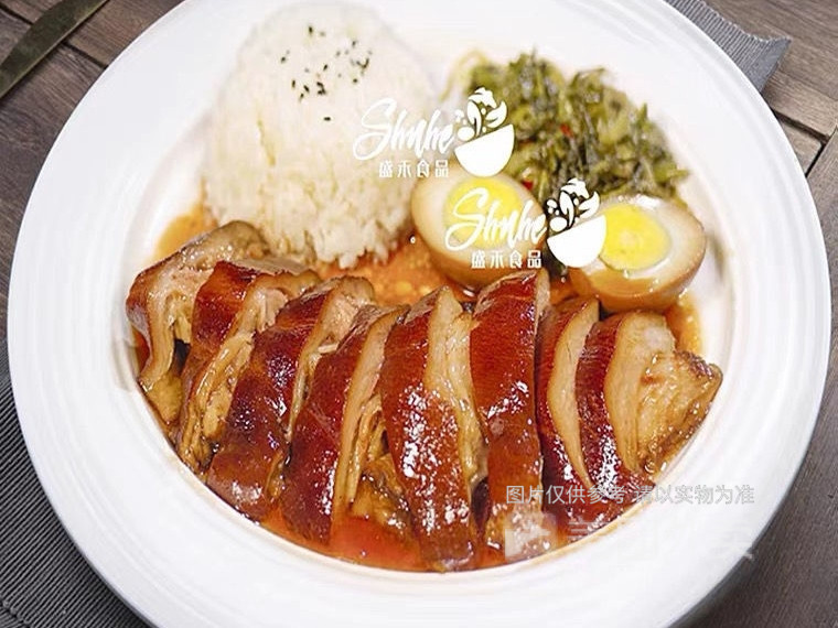 隆江猪肘饭图片