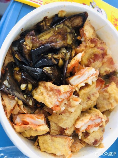 土豆泥脆皮鸡饭图片