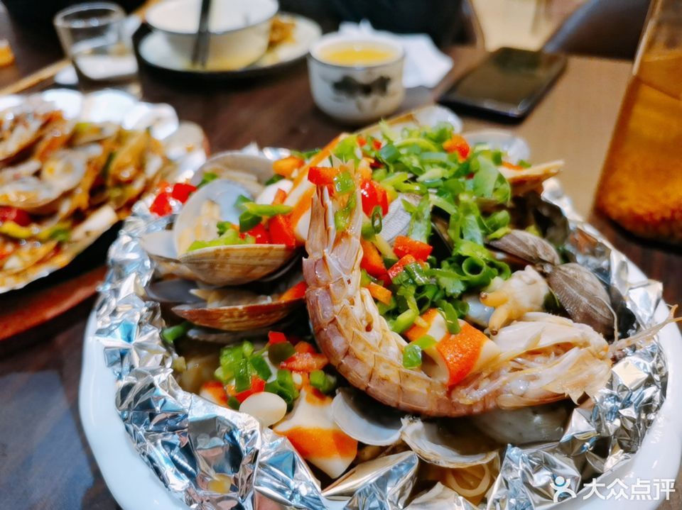 锡纸小海鲜图片