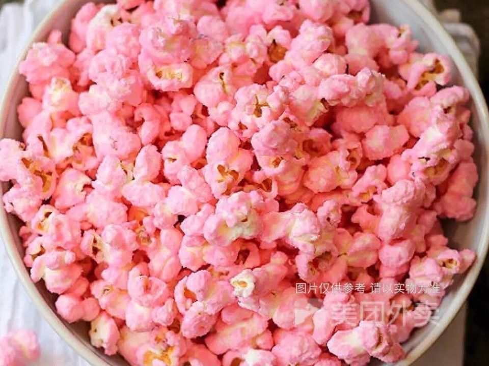 草莓爆米花图片