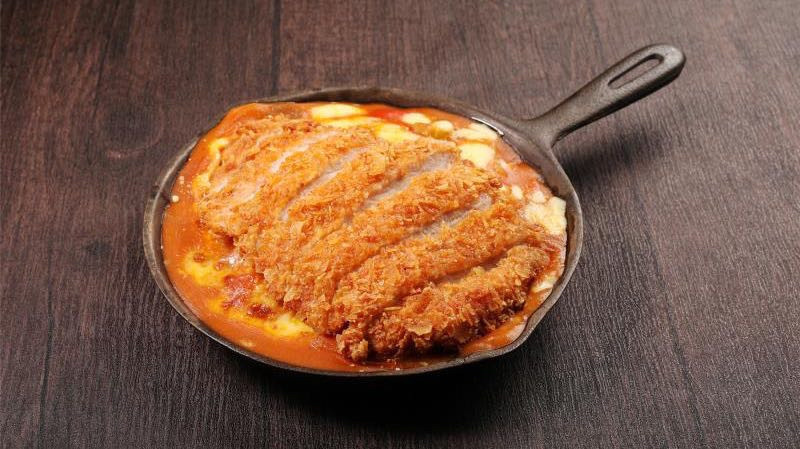 番茄焗猪排饭图片