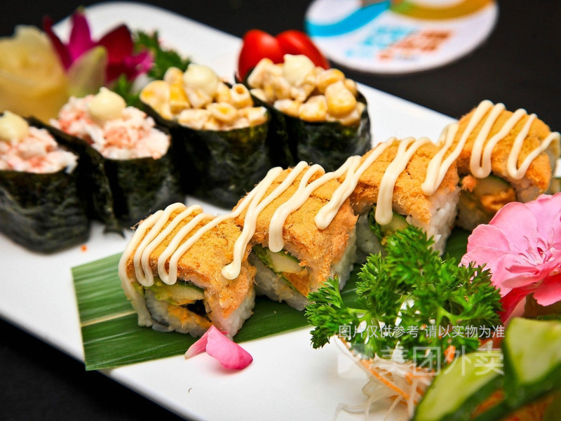 肉松反卷寿司图片