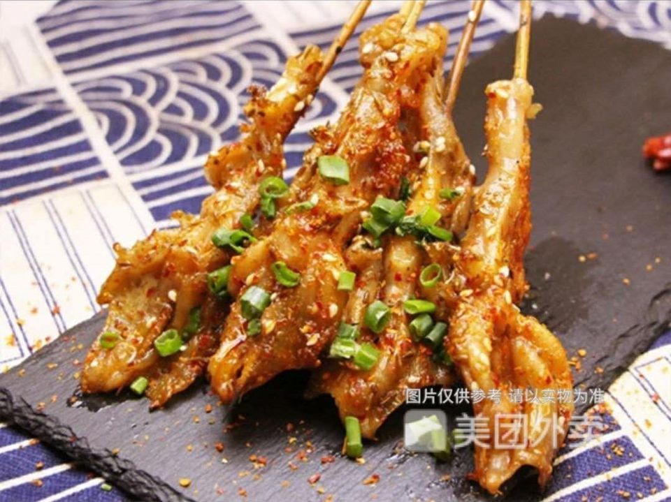 烤无骨鸭掌图片