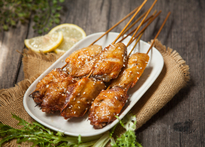 烤鸡翅图片