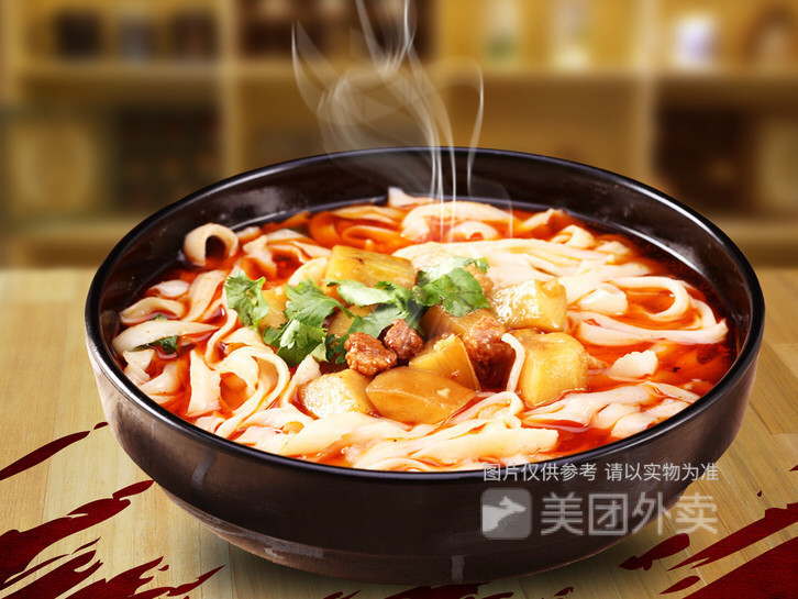 酸菜肉丝刀削面