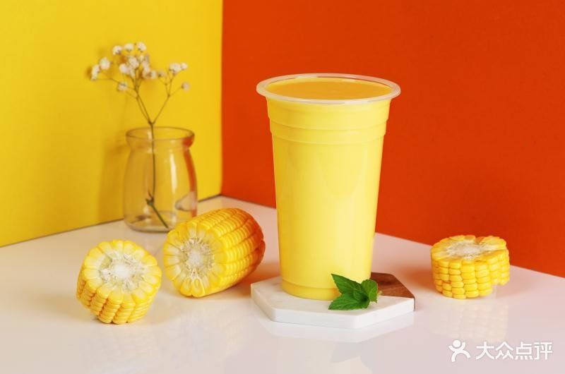 黄金玉米汁图片