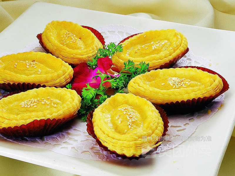 蛋挞拼盘图片