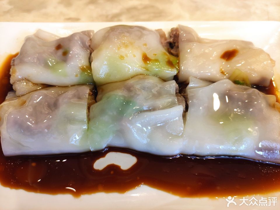 香滑牛肉肠粉图片