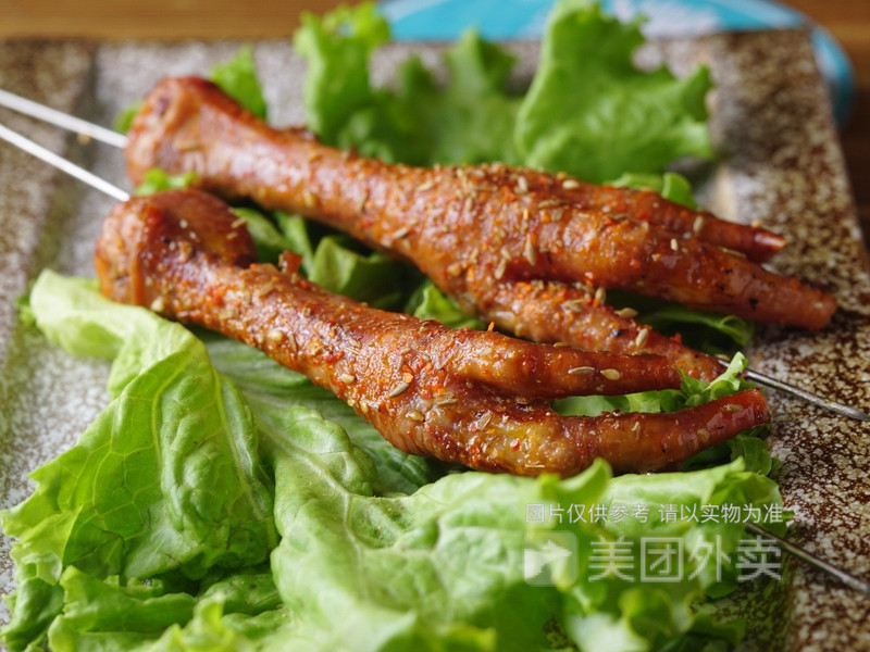 生烤鸡手图片
