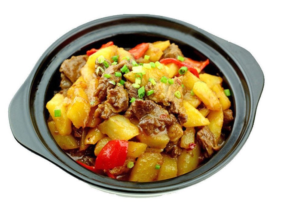 土豆牛腩煲图片