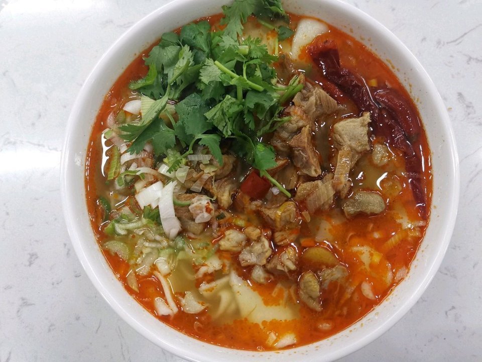 大陕北绥德羊杂碎羊肉面图片